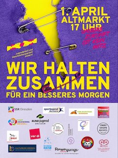 Aufruf zur Kundgebung am 1.4.26 - Wir halten zusammen